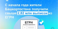 С начала года жители Башкортостана получили свыше 2,82 млн выписок из ЕГРН - Бакалинский район