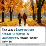 Ежегодно в Башкортостане снижается количество должников по имущественным налогам.